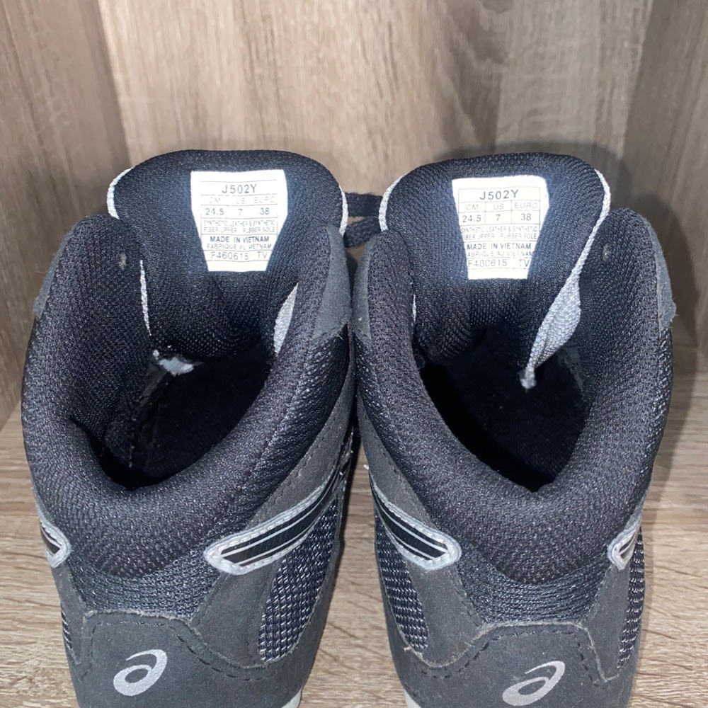 Asics Mens Snapdown Wrestling Shoe Black SZ 7